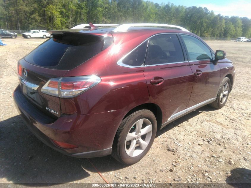 2013 LEXUS RX 350 - 2T2BK1BA0DC166542