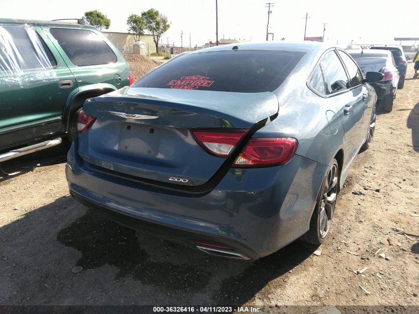 2015 CHRYSLER 200 S - 1C3CCCBGXFN634531