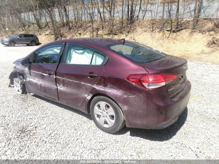 2017 KIA FORTE LX - 3KPFL4A75HE088924