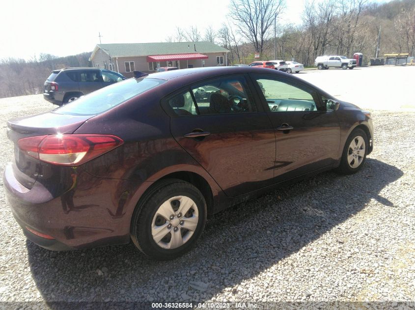 2017 KIA FORTE LX - 3KPFL4A75HE088924