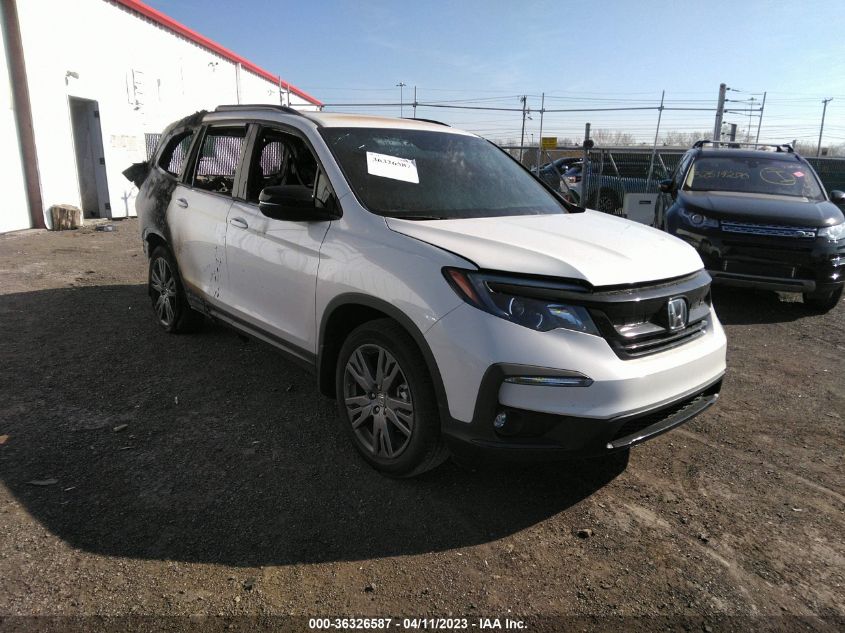 5FNYF6H31NB104119 HONDA PILOT SPORT 2022