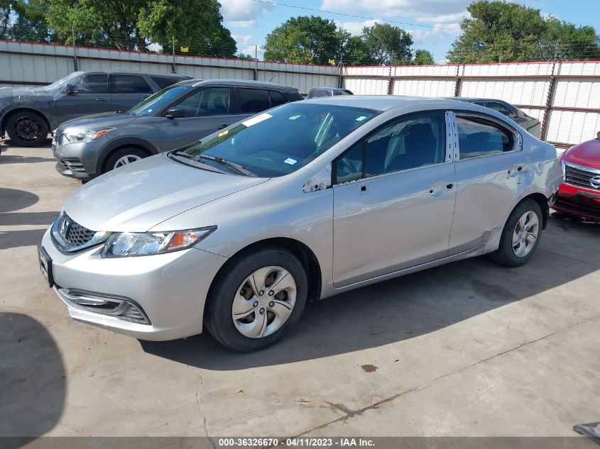 2014 HONDA CIVIC SEDAN LX - 19XFB2F55EE059062