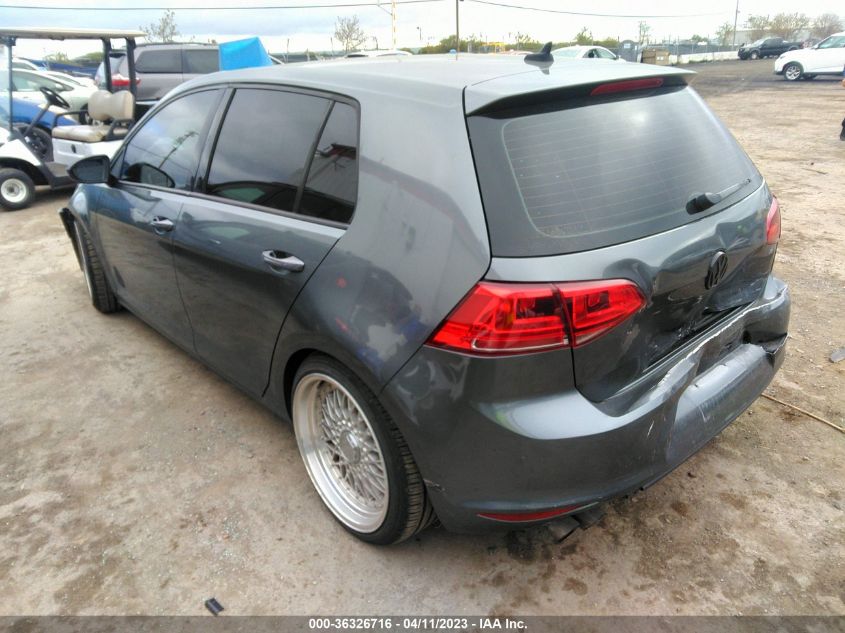 2017 VOLKSWAGEN GOLF WOLFSBURG EDITION - 3VW217AU2HM008316