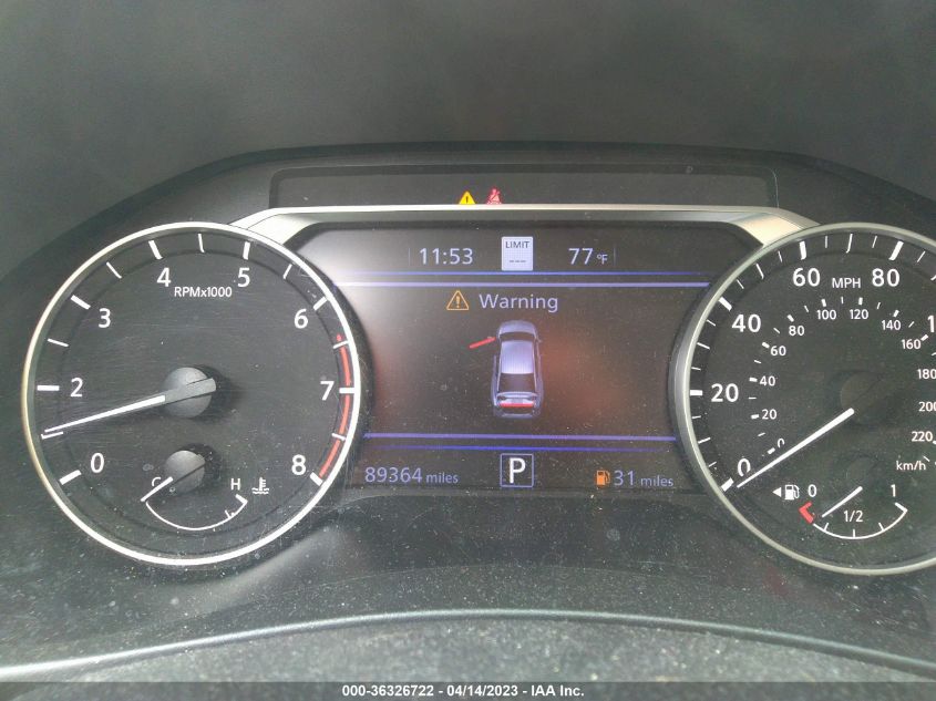 2019 NISSAN ALTIMA 2.5 SL - 1N4BL4EVXKC215887