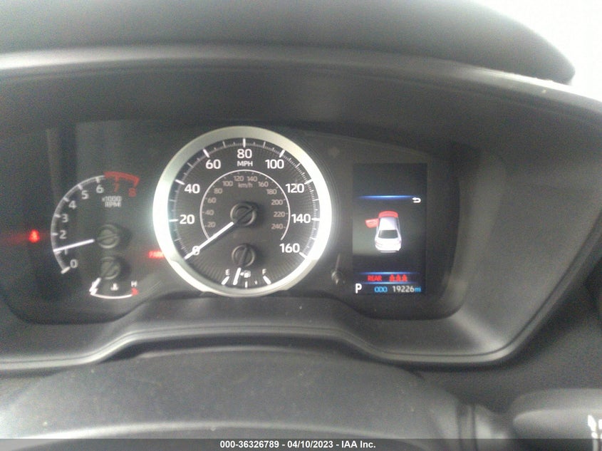 VIN 5YFEPMAE8NP308193 2022 TOYOTA COROLLA LE