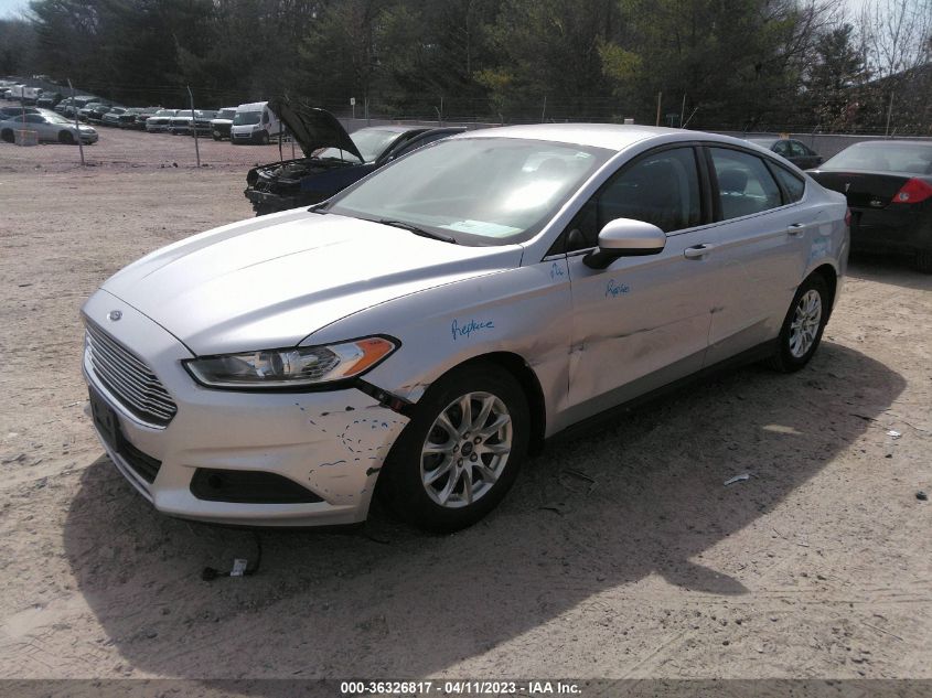 2015 FORD FUSION S - 3FA6P0G7XFR215411