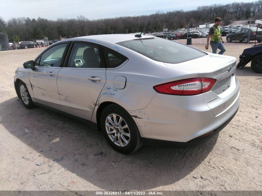 2015 FORD FUSION S - 3FA6P0G7XFR215411