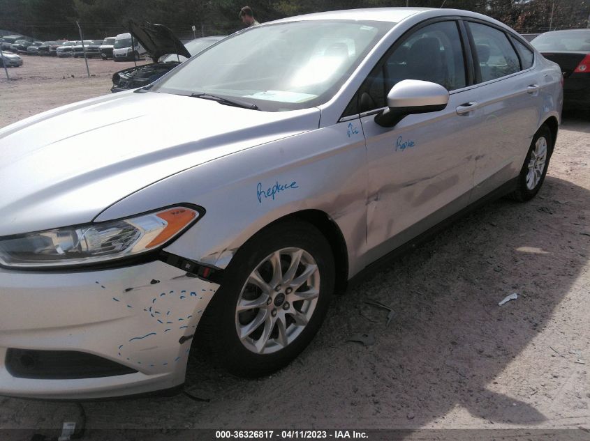 2015 FORD FUSION S - 3FA6P0G7XFR215411