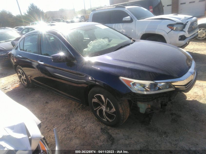 2017 HONDA ACCORD SEDAN LX - 1HGCR2F33HA167489