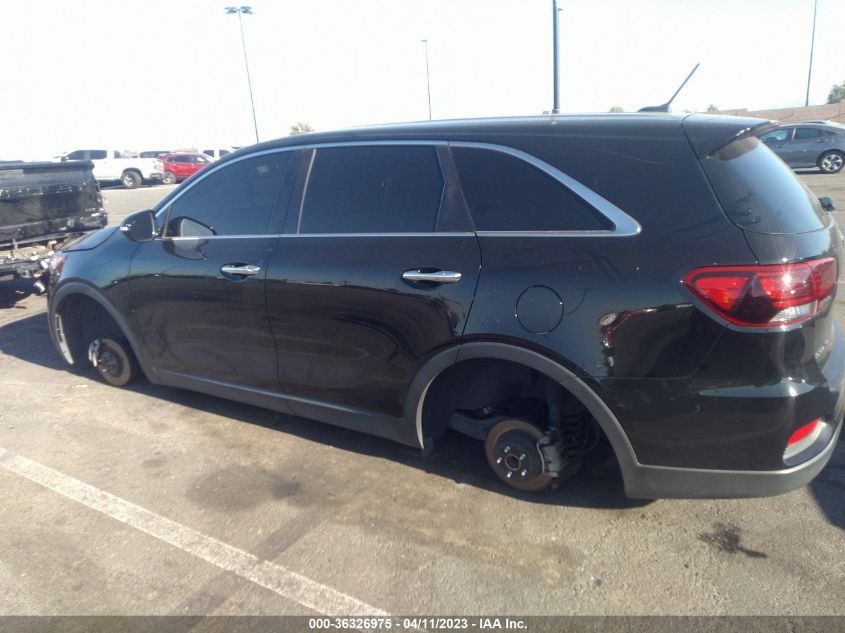 2019 KIA SORENTO LX - 5XYPG4A33KG464830