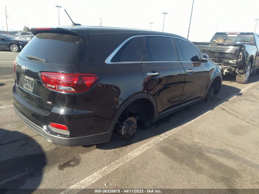 2019 KIA SORENTO LX - 5XYPG4A33KG464830
