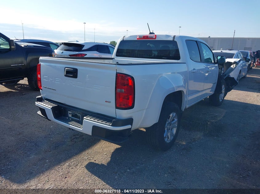VIN 1GCGSCEN9M1143611 2021 CHEVROLET COLORADO 2WD LT
