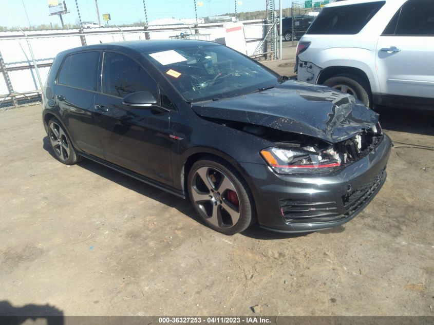 2017 VOLKSWAGEN GOLF GTI S/SE/AUTOBAHN/SPORT - 3VW447AU0HM055103