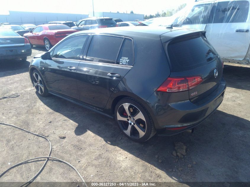 2017 VOLKSWAGEN GOLF GTI S/SE/AUTOBAHN/SPORT - 3VW447AU0HM055103