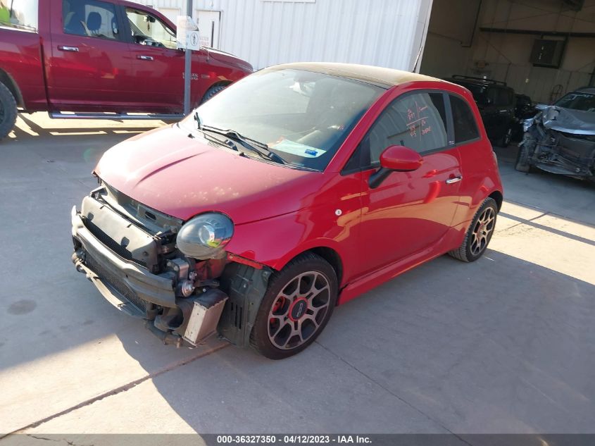 2013 FIAT 500 TURBO - 3C3CFFHH5DT543222