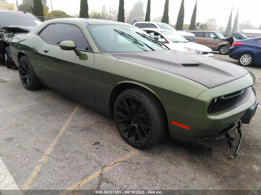 VIN 2C3CDZAG1JH287075 2018 DODGE CHALLENGER SXT