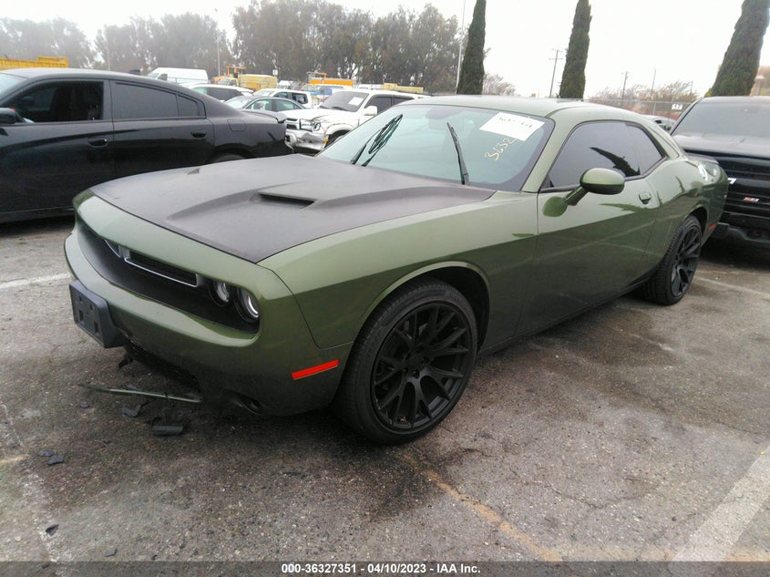 VIN 2C3CDZAG1JH287075 2018 DODGE CHALLENGER SXT