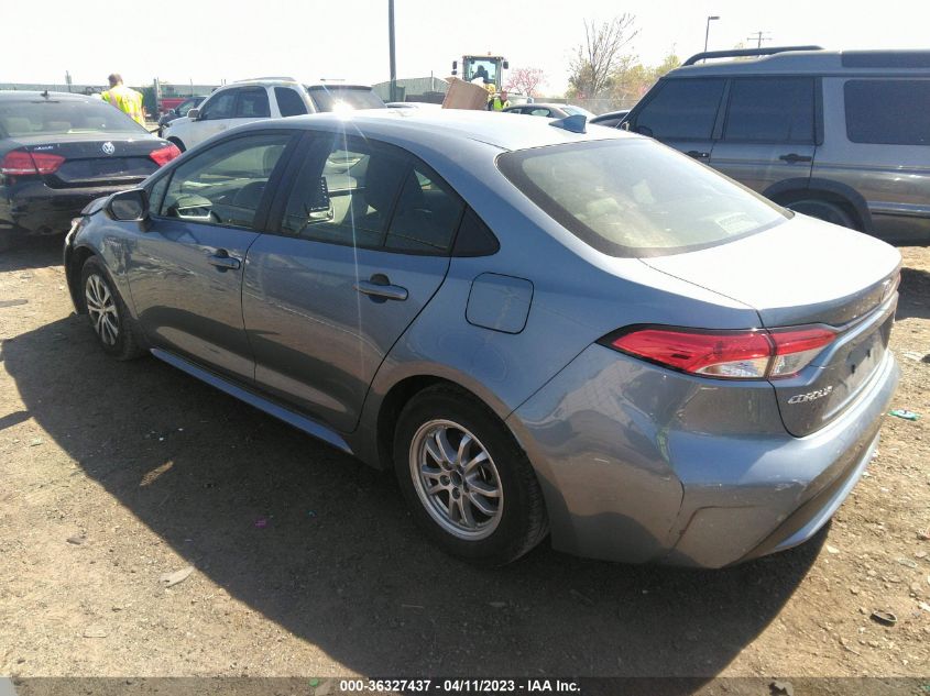 2021 TOYOTA COROLLA HYBRID LE - JTDEAMDE5MJ028117