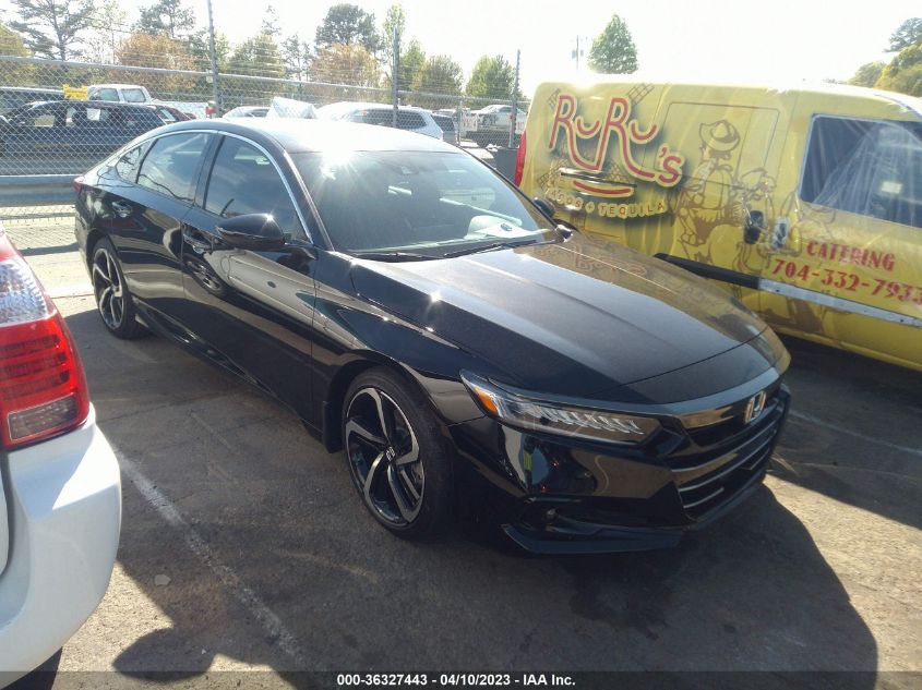 2022 HONDA ACCORD SEDAN SPORT - 1HGCV1F31NA064314