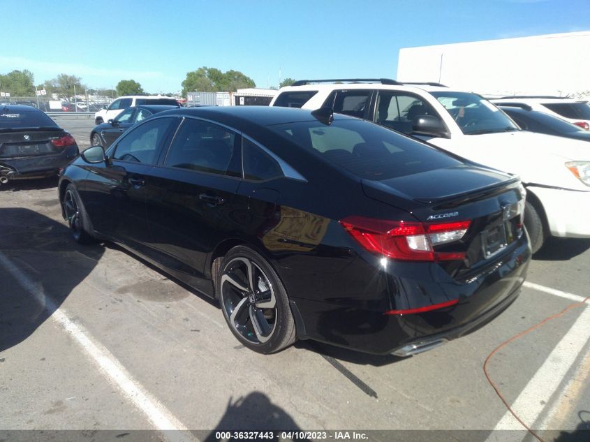 2022 HONDA ACCORD SEDAN SPORT - 1HGCV1F31NA064314
