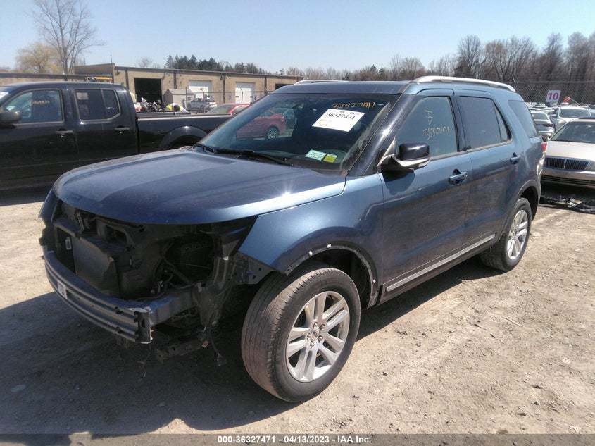 VIN 1FM5K8D85JGC79299 2018 FORD EXPLORER XLT