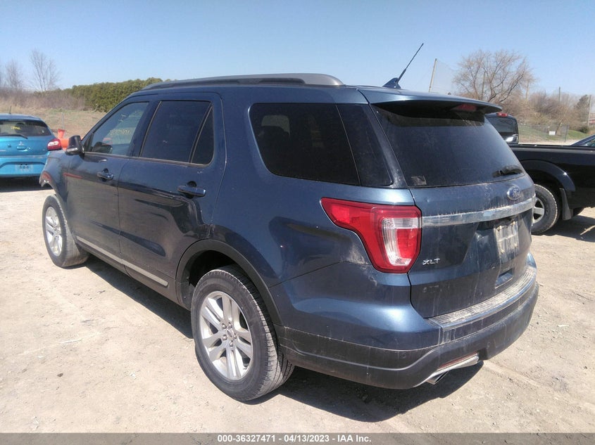 VIN 1FM5K8D85JGC79299 2018 FORD EXPLORER XLT