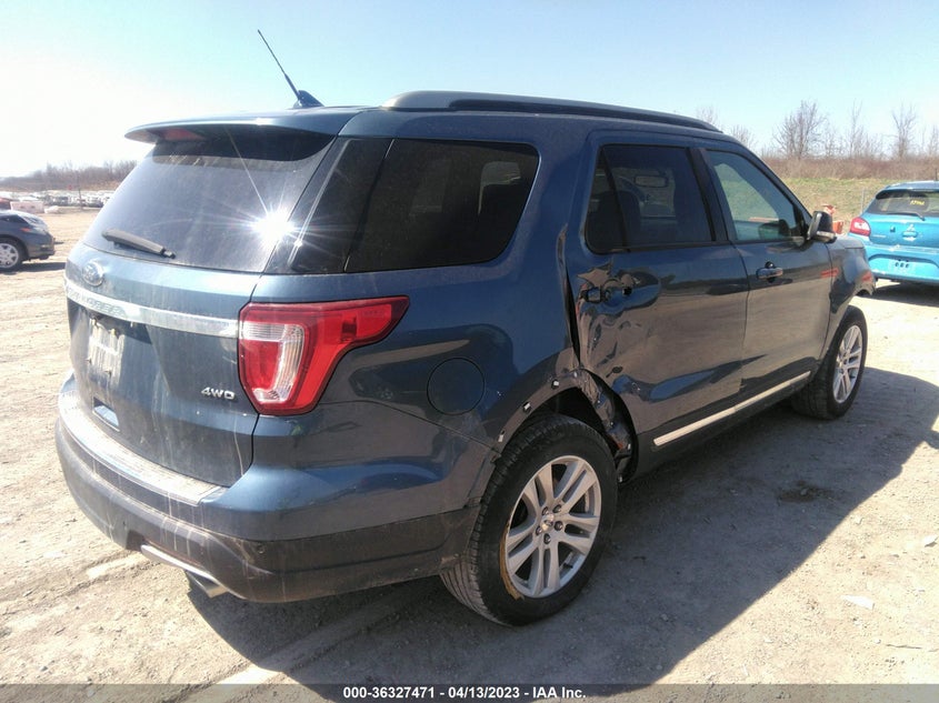 VIN 1FM5K8D85JGC79299 2018 FORD EXPLORER XLT