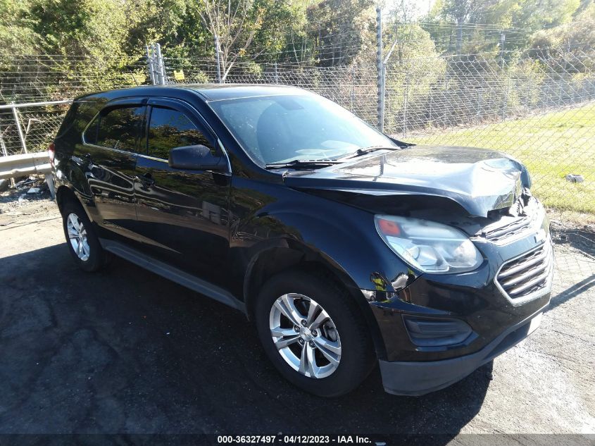 2016 CHEVROLET EQUINOX LS - 2GNALBEK5G1168482