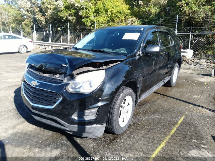2016 CHEVROLET EQUINOX LS - 2GNALBEK5G1168482