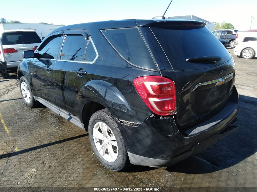 2016 CHEVROLET EQUINOX LS - 2GNALBEK5G1168482