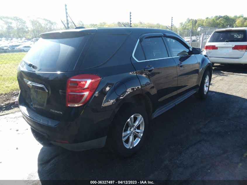 2016 CHEVROLET EQUINOX LS - 2GNALBEK5G1168482