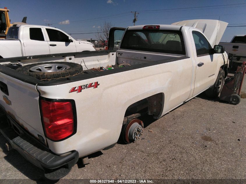 2018 CHEVROLET SILVERADO 1500 WORK TRUCK - 1GCNKNEC4JZ305322