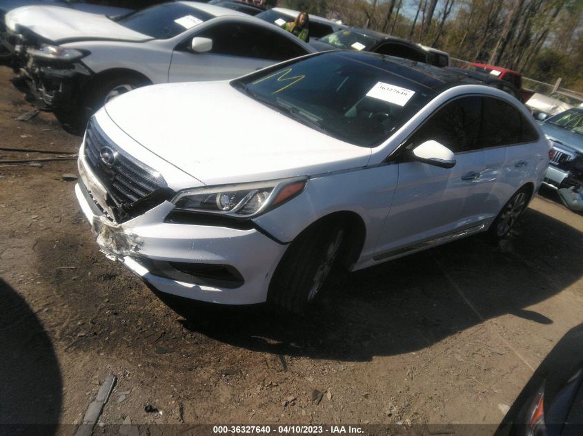 2015 HYUNDAI SONATA 2.0T LIMITED - 5NPE34AB1FH258494