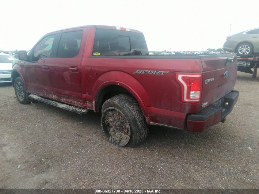 2016 FORD F-150 XL/LARIAT - 1FTEW1CF9GKD73546