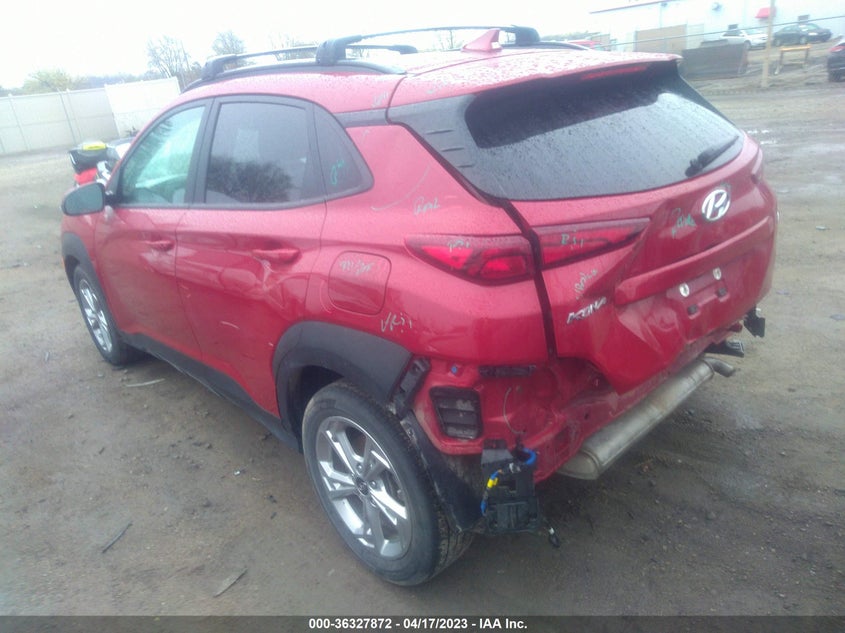 VIN KM8K3CAB2NU844344 2022 HYUNDAI KONA SEL