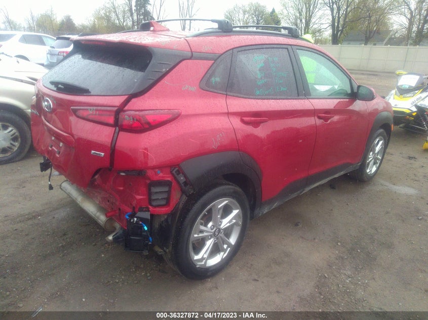 VIN KM8K3CAB2NU844344 2022 HYUNDAI KONA SEL