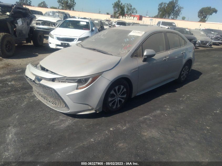 2021 TOYOTA COROLLA HYBRID LE - JTDEAMDE0MJ020524