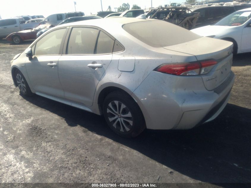 2021 TOYOTA COROLLA HYBRID LE - JTDEAMDE0MJ020524