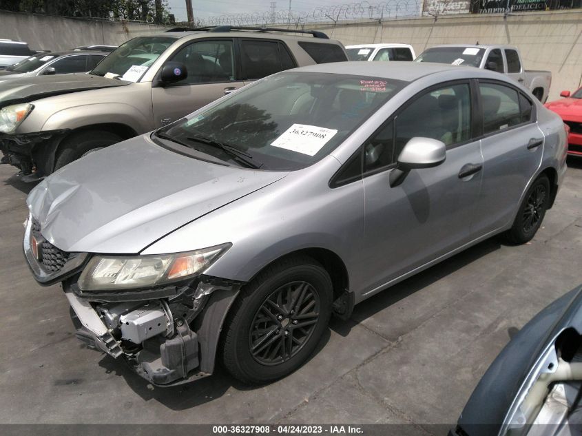 2013 HONDA CIVIC SDN LX - 2HGFB2F57DH526616