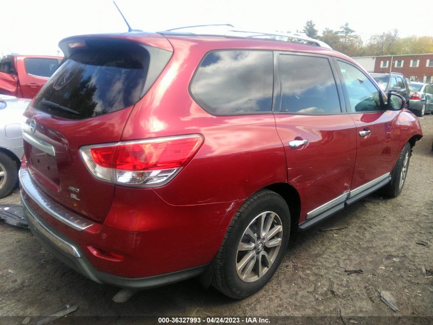 2014 NISSAN PATHFINDER SL - 5N1AR2MM4EC680957