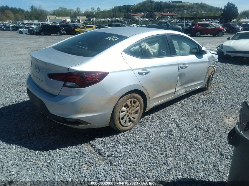 2019 HYUNDAI ELANTRA SE - KMHD74LF9KU859440