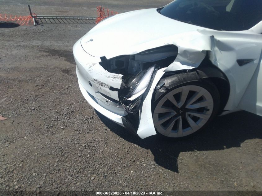 2022 TESLA MODEL 3 - 5YJ3E1EA8NF316194