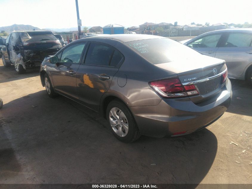 2014 HONDA CIVIC SEDAN LX - 19XFB2F55EE211440