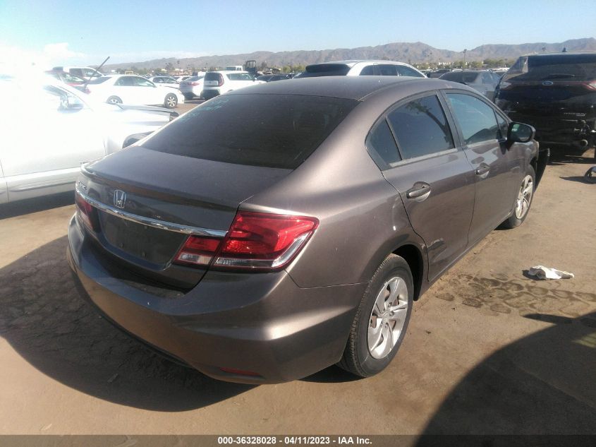 2014 HONDA CIVIC SEDAN LX - 19XFB2F55EE211440