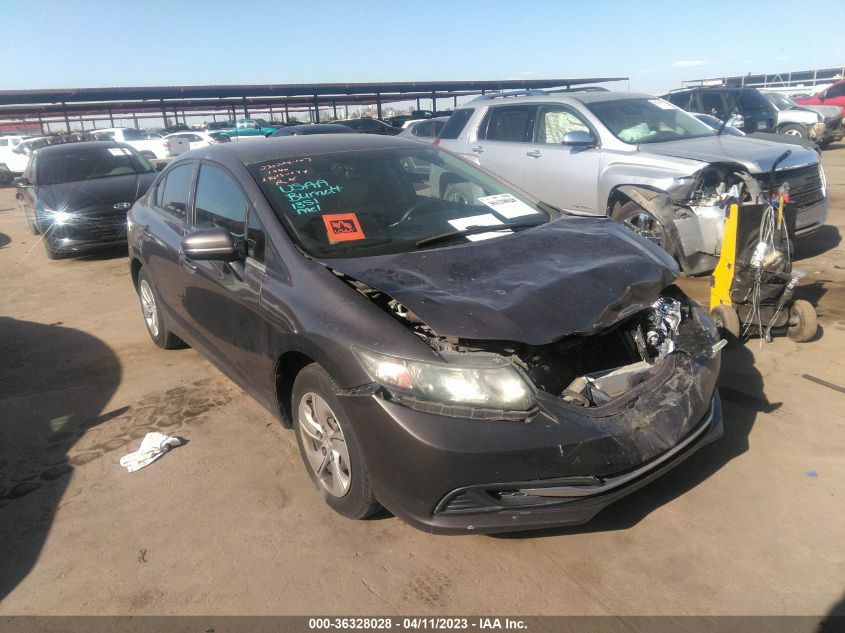 2014 HONDA CIVIC SEDAN LX - 19XFB2F55EE211440