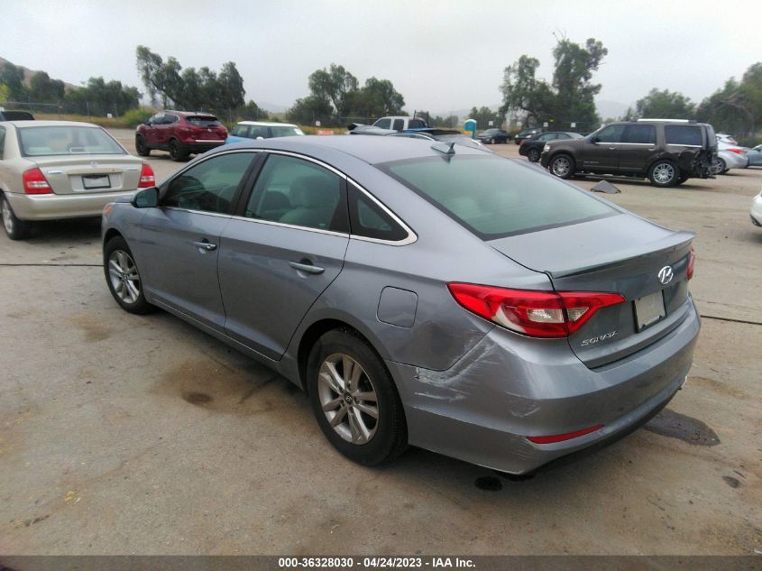 2016 HYUNDAI SONATA 2.4L SE - 5NPE24AF3GH357096