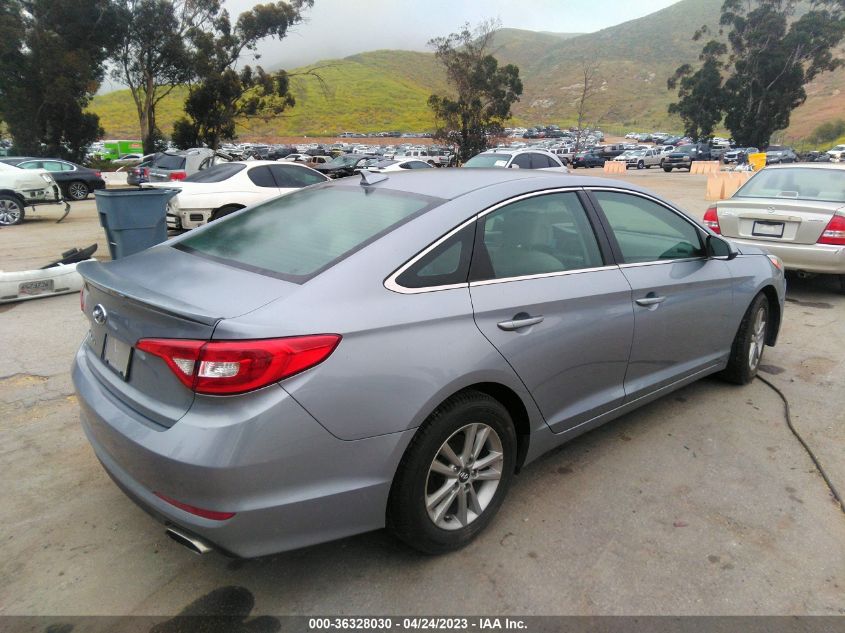 2016 HYUNDAI SONATA 2.4L SE - 5NPE24AF3GH357096