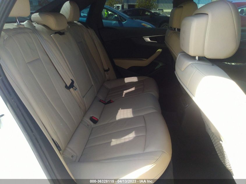 2017 AUDI A4 SEASON OF AUDI PREMIUM - WAUDNAF45HN041240