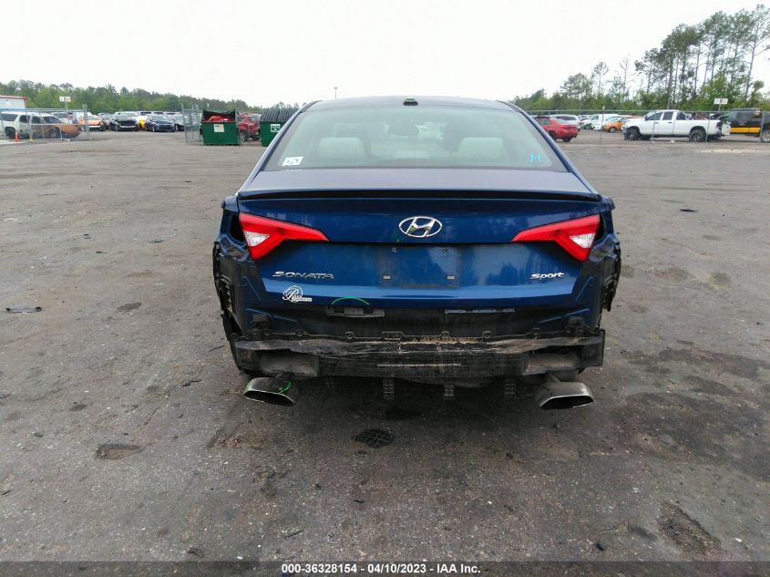 2016 HYUNDAI SONATA 2.4L SPORT - 5NPE34AF2GH424509