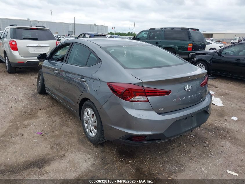 2019 HYUNDAI ELANTRA SE - 5NPD74LFXKH463399